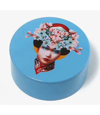 Gangzai Miss Fuji Round Metal Tin Box