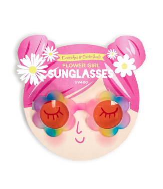 Two's Company lower Girl Rainbow Daisy Sunglasses