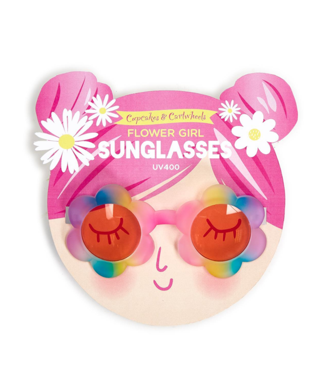 lower Girl Rainbow Daisy Sunglasses