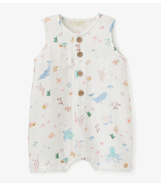 Elegant Baby Ocean Adventure Muslin Shortall