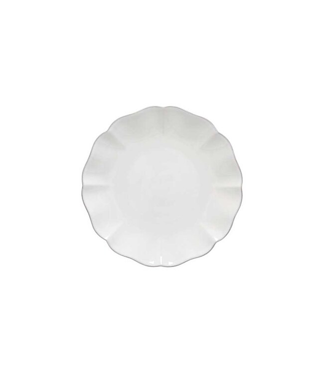 Rosa Salad/Dessert Plate White