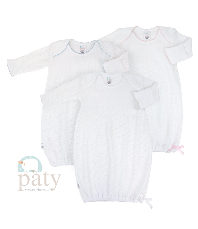 Overlap Should Gown with Bow Newborn