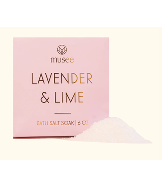 Musee Therapy Lavender & Lime Mini Salt Soak