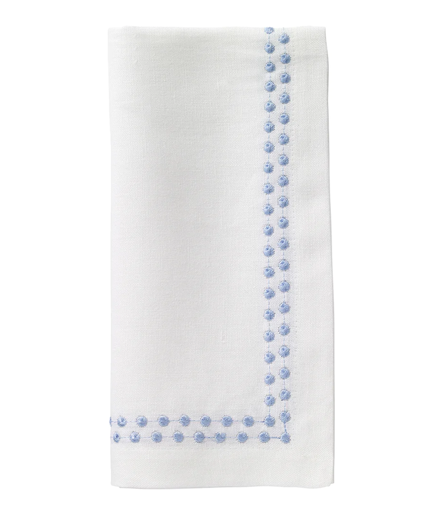 Pearls Ice Blue 21'' Napkins Set of 4