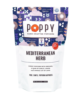 Poppy Handcrafted Popcorn Mediterranean Herb Market Bag