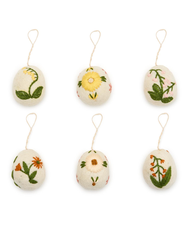 Embroidered Easter Egg