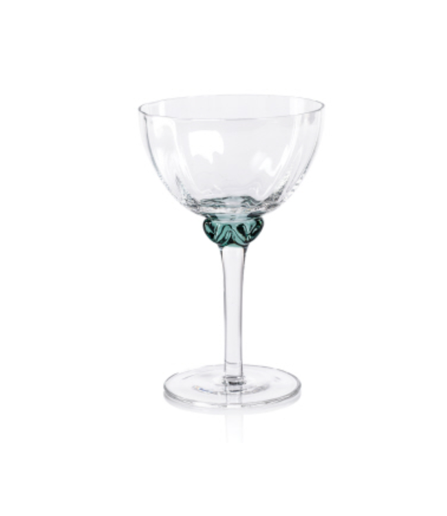 Colette Martini / Cocktail Optic Glass S/2