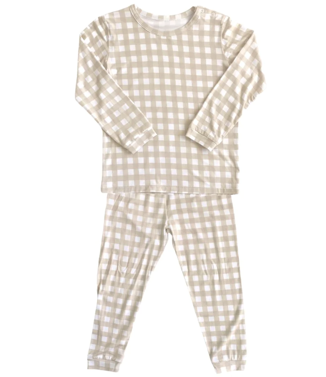 Toddler Pajama Set in Gingham