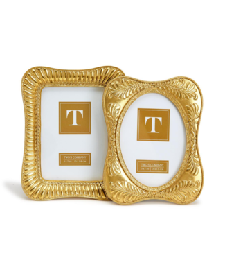 Two's Company Impressions Gold Frame