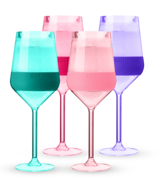 True Brands Light Pink Wine FREEZE Stemmed