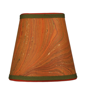 Maison Maison Orange Marbleized Paper Shade to fit Poldina Pro