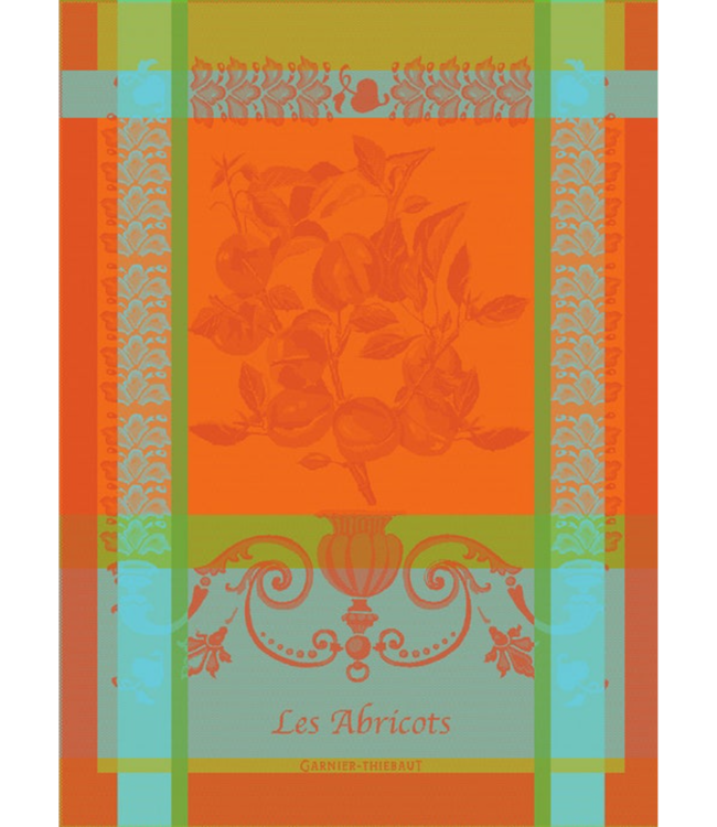 Les Abricots Orange Kitchen Towel 22“x30”