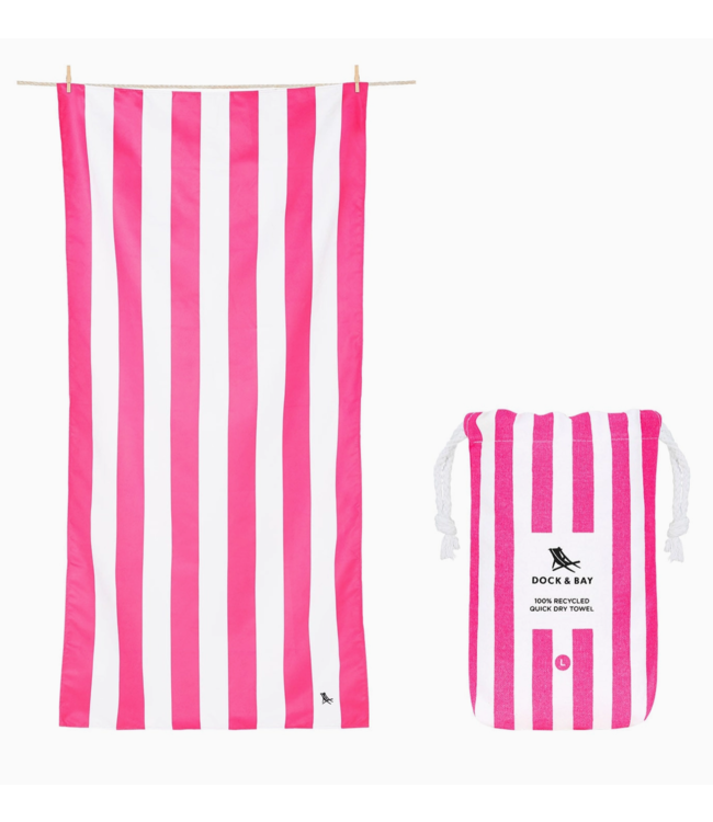 Quick Dry Towels - Phi Phi Pink - Extra Large (78x35 in)