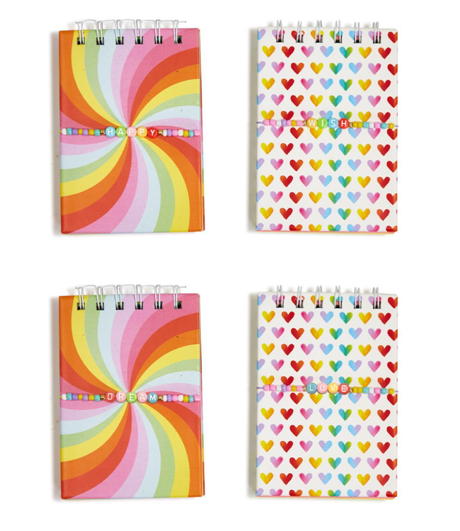 Spiral Notebook and Bracelet Set
