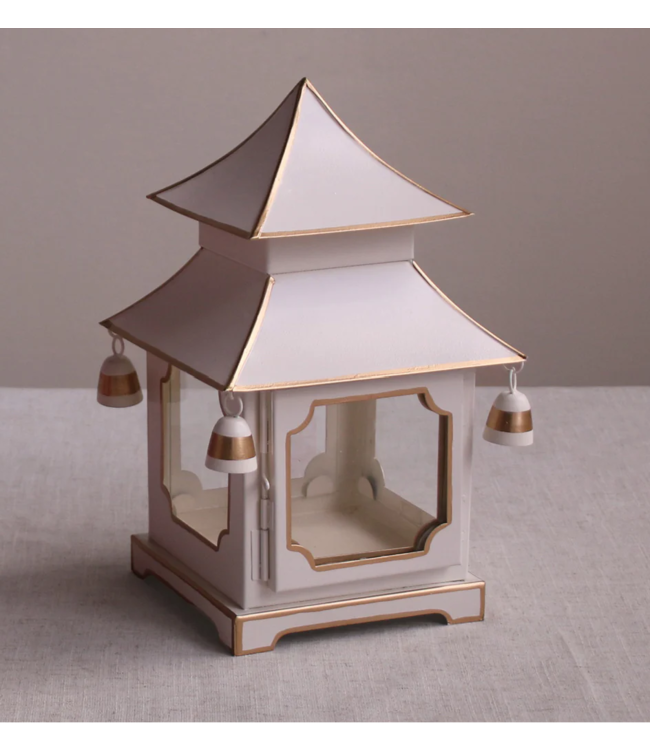 Holiday Pagoda Lantern Ivory