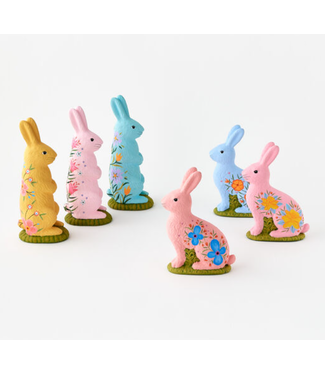 One Hundred 80 Degrees Chocolate Table Top Bunny (assorted colors)