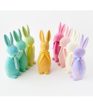 One Hundred 80 Degrees Flocked Pastel Bunny 16''