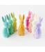 Flocked Pastel Bunny 16''