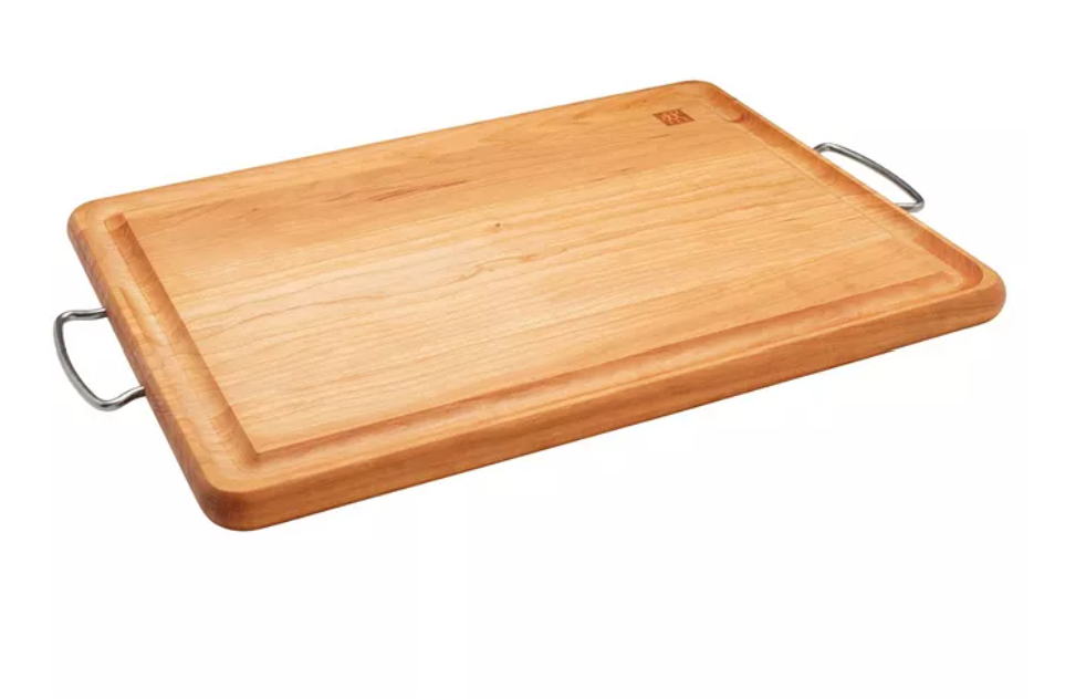 Zwilling J.A. Henckels Cherry Wood Carving Board with Handles