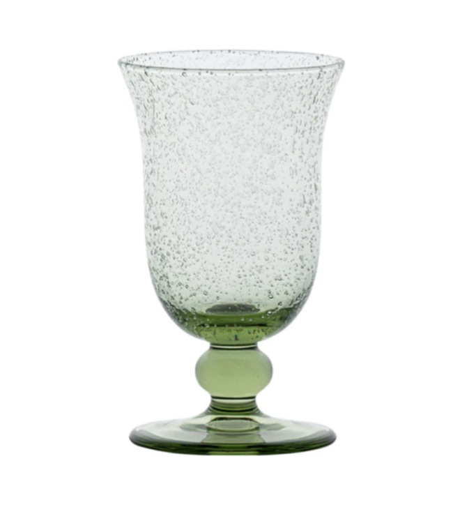 Provence Glass Goblet - Basil