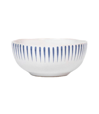 Juliska Sitio Stripe Cereal/Ice Cream Bowl - Delft Blue