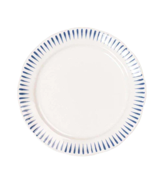 Juliska Sitio Stripe Side/Cocktail Plate - Delft Blue