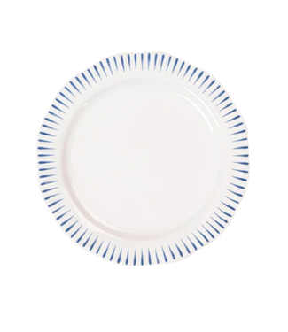 Juliska Sitio Stripe Dessert/Salad Plate - Delft Blue