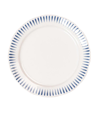 Juliska Sitio Stripe Dinner Plate - Delft Blue