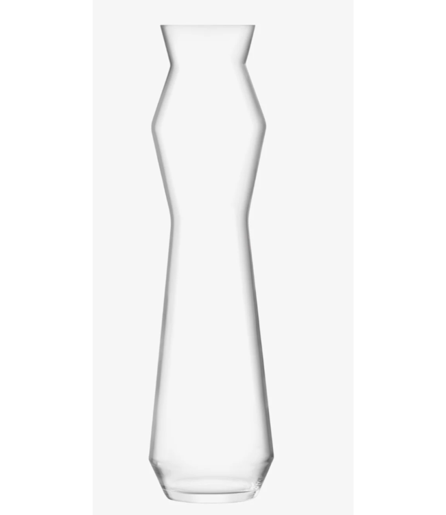 Sculpt Vase H39.25in Clear