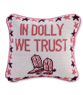 Furbish Trust Dolly Needlepoint Pillow