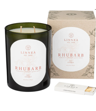 Linnea Rhubarb 2-Wick Botanik Candle