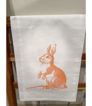 Monique Perry Bunny with Carrot Tea Towel