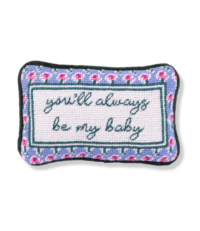 Be My Baby Mini Needlepoint Pillow