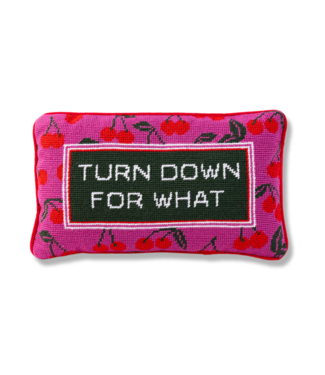 Furbish Turn Down Needlepoint Pillow