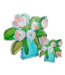 Coral Tulips Acrylic Bitty Acrylic Block