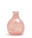 Pink Decorative Bottle / Vases with White Swirl
