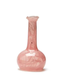 Pink Decorative Bottle / Vases with White Swirl