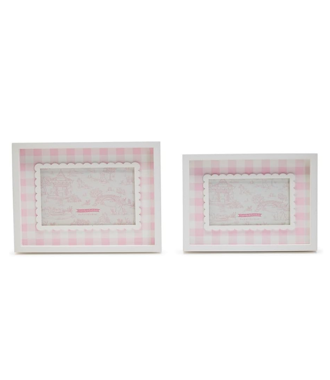Pink Gingham Frame 4 x 6