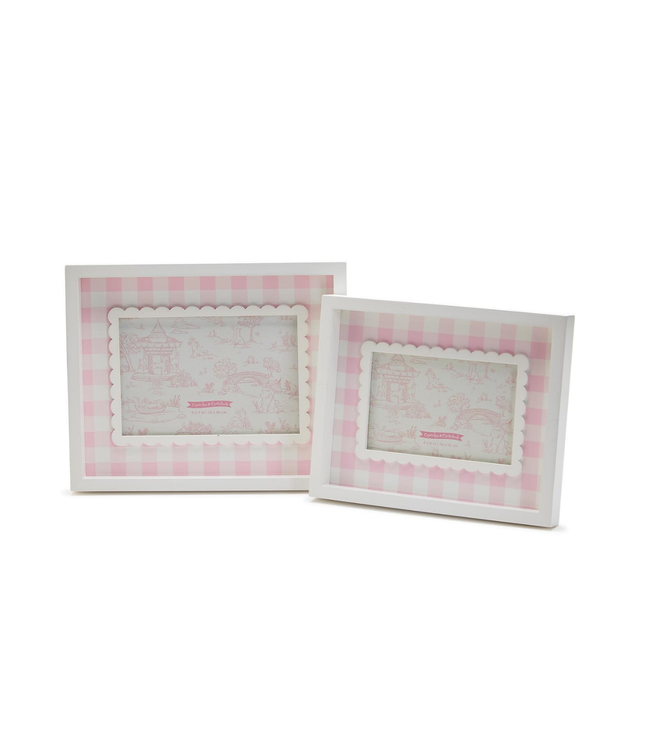 Pink Gingham Frame 5 x 7