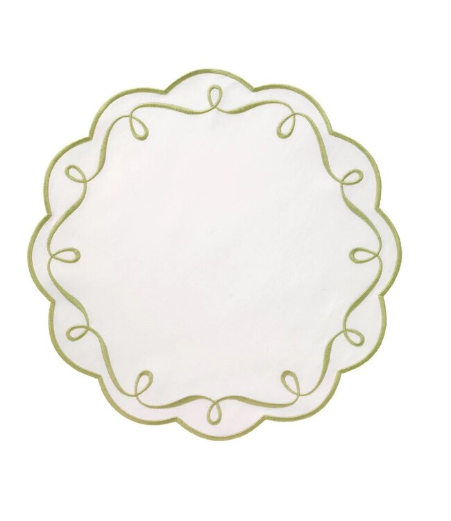 Ribbon Twirl Willow Placemats Set of 4