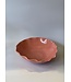 Flamingo Texture Ruffled Bowl