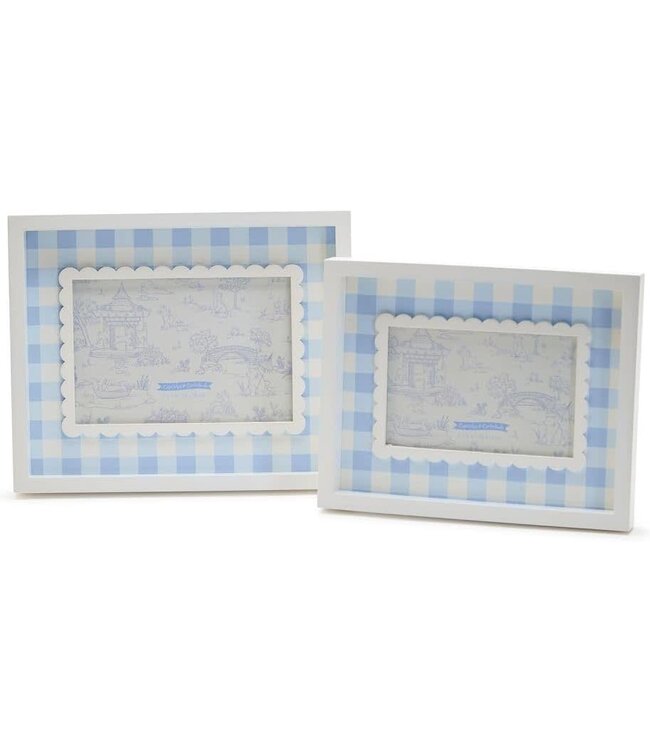 Blue Gingham Frame 5 x 7