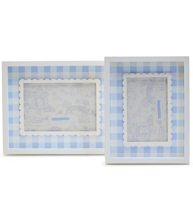 Blue Gingham Frame 4 x 6