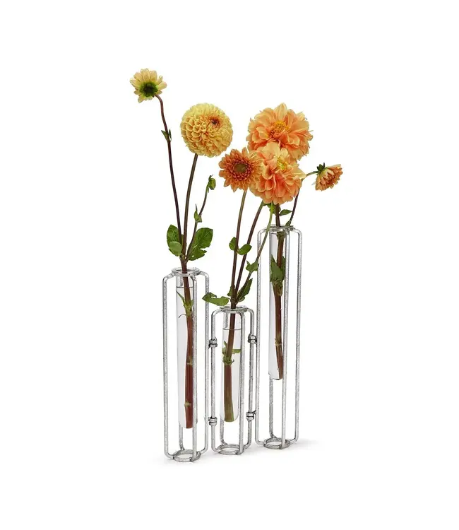 Lavoisier Set of 3 Hinged Flower Vase