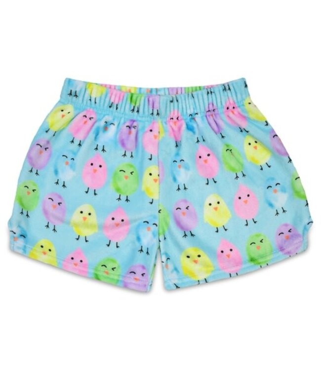 Eggcellent Chicks Plush Shorts