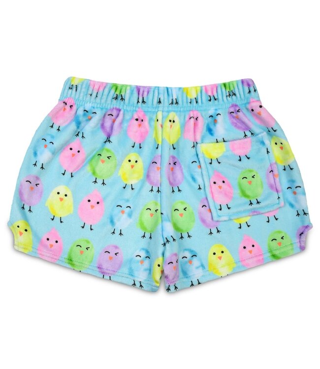 Eggcellent Chicks Plush Shorts