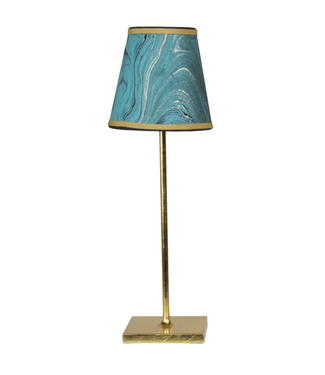 Maison Maison Teal Marbleized Paper Shade to fit Poldina Pro Lamp