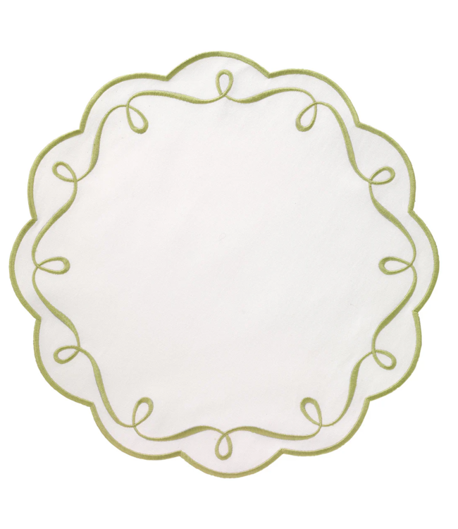 Ribbon Twirl Willow Placemats Set of 4