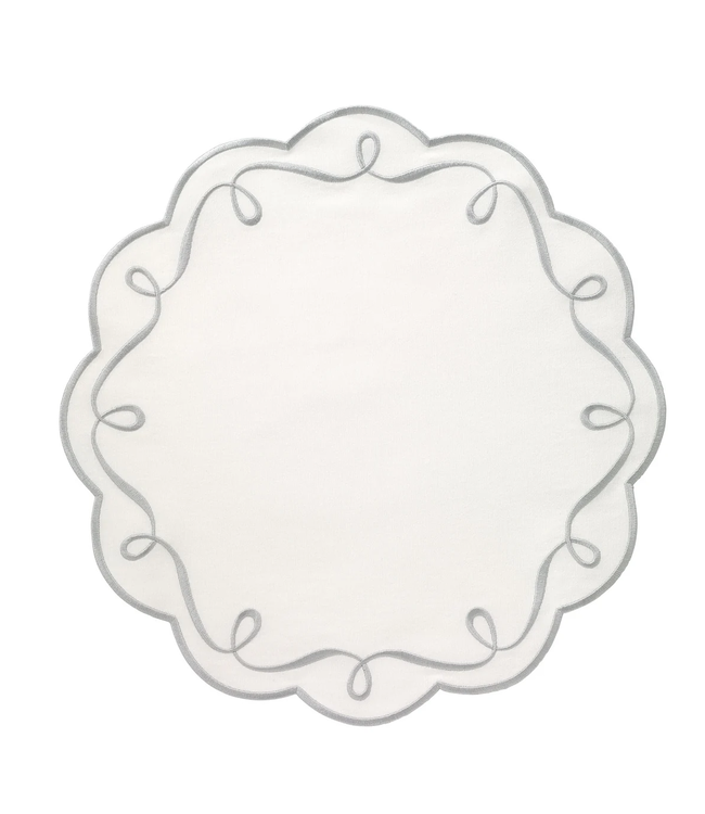 Ribbon Twirl Celadon  Placemats Set of 4