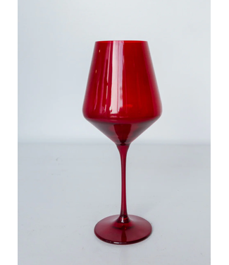 Estelle Estelle Colored Wine Stemware Single {Red}